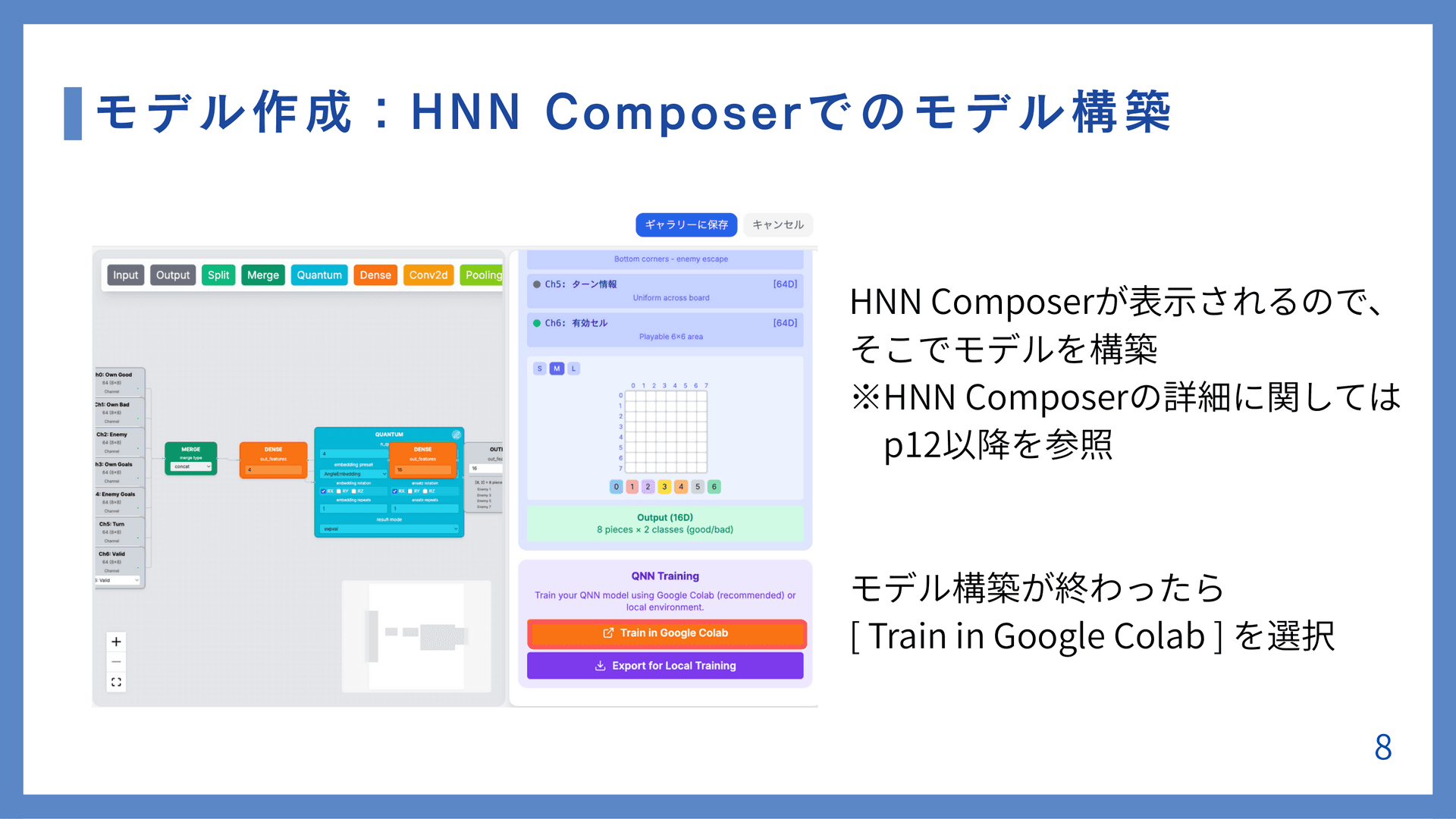 モデル作成：HNN Composerでのモデル構築